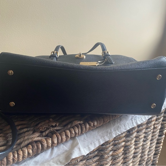 Coach Black Leather Bag - Picture 7 of 8